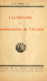 Lacordaire et la condamnation de l'Avenir_cover