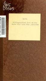 A bibliographical list of the works that have been published, towards illustrating the provincial dialects of England_cover