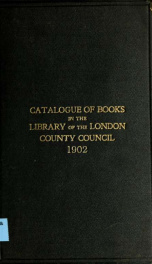 Catalogue of the contents of the Library_cover