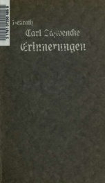 Erinnerungen. Hrsg. von H. Benrath_cover