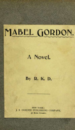 Mabel Gordon : a novel_cover