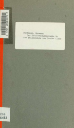 Der Entwicklungsgedanke in der Philosophie von Gustav Class_cover