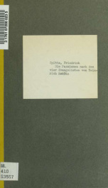 Die Passionen nach den vier Evangelisten von Heinrich Schütz. Ein Beitrag zur Feier des 300-jährigen Schütz-Jubiläums_cover