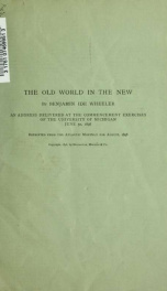 The old world in the new_cover