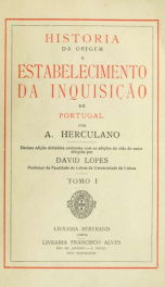 Historia da origem e estabelecimento da inquisição em Portugal 1_cover