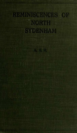 Reminiscences of north Sydenham : a retrospective sketch of the villages of Leith and Annan, Grey County, Ontario_cover