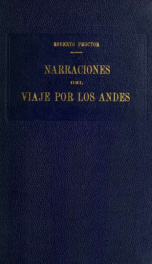 Narraciones del viaje por la Cordillera de los Andes y residencia en Lima y otras partes del Perú en los años 1823 y 1824;_cover