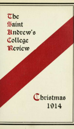 St Andrew's College Review, Christmas 1914_cover