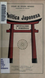 Política japonesa : imperialismo e democracia_cover