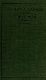 England, Canada and the great war_cover