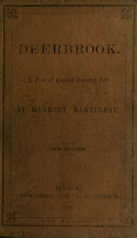 Deerbrook : a novel_cover