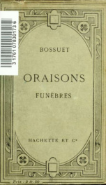 Oraisons funèbres_cover