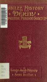 The jubilee history of the Derby Co-operative Provident Society Limited, 1850-1900_cover