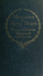 Memories of forty years_cover