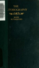 The autobiography of Mark Rutherford_cover