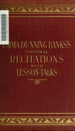 Emma Dunning Banks' original recitations, with lesson-talks_cover