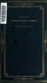 Records of Tennyson, Ruskin and Browning_cover