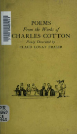 Poems from the works of Charles Cotton : newly decorated by Claud Lovat Fraser_cover