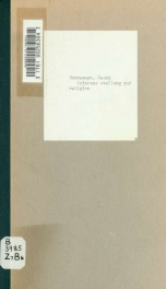 Spinozas stellung zur religion; eine untersuchung auf der grundlage des theologisch-politischen traktats, nebst einem anhang: Spinoza in England (1670-1750)_cover