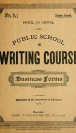 Public School Writing Course Business Forms : Senior Fourth No 6 6_cover