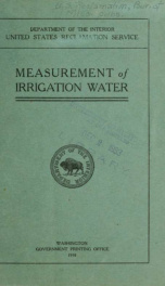 Measurement of irrigation water_cover