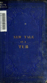 The new Tale of a tub; an adventure in verse_cover