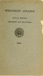 Report of the President 1910_cover