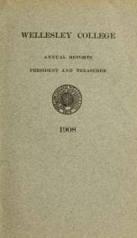Report of the President 1908_cover