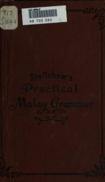 A practical Malay grammar_cover