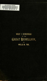 What I remember of the Great rebellion_cover