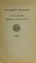 Report of the President 1906_cover