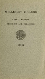 Report of the President 1905_cover