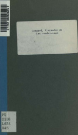 Les rendez-vous, esquisses de moeurs sous la régence (1722); en trois actes, en vers_cover