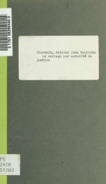 Le mariage par autorité de justice; comédie en deux actes. Par MM. Simonnin et Devilleneuve_cover