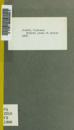 Fromont jeune et Risler aîné; pìece en cinq actes, tirée du roman de Alphonse Daudet_cover