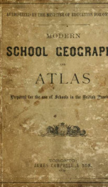 Modern school geography and atlas_cover