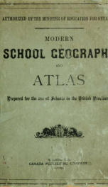 Modern school geography and atlas_cover