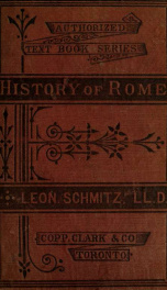 A history of Rome for junior classes : with a map of Italy and ample chronological table_cover