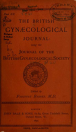 The British gynaecological journal 5, pt.20_cover