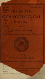 The British gynaecological journal 4, pt.15_cover