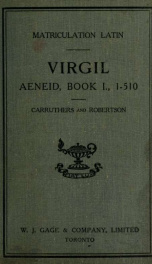 Aeneid, book I, 1-510_cover