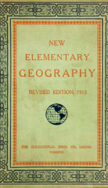 New elementary geography : adapted for use in Canadian schools_cover