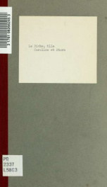 Caroline et Storm; ou, Frédéric digne du trône; mélodrame en trois actes, a grand spectacle ... etc._cover