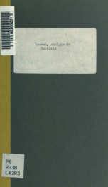 Rabelais; ou, Le presbytère de Meudon. Comédie-anecdote melée de couplets_cover