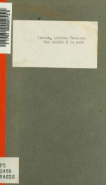 Une soirée à la mode; comédie-vaudeville en un acte_cover