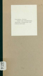 Ueber die Beziehungen zwischen Kategorien und Urtheilsformen. Erster Theil einer demnächst erscheinenden Schrift: Ueber die metaphysische Deduction der Kategorien_cover