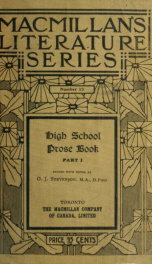 The high school prose book_cover