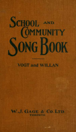 School and community song book_cover