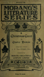 A Christmas carol in prose : being a ghost story of Christmas_cover