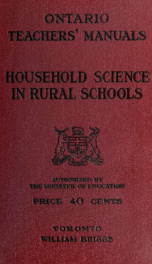 Household science in rural schools_cover